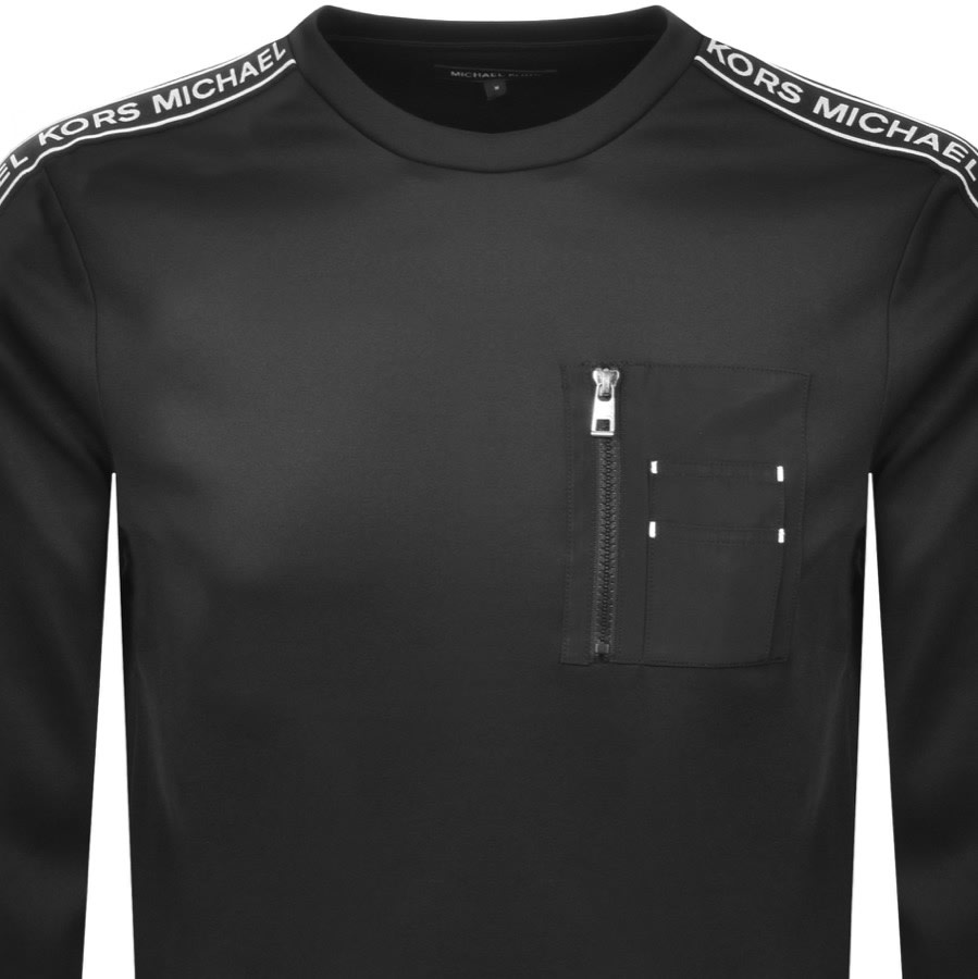 Alternative Image for ProductMichael Kors Crew Neck Logo Sweatshirt Black2